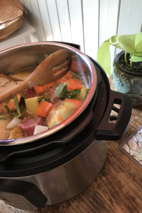 Sook-Yin Lee and Adam Litovitz make Beef Stew in their Instant Pot